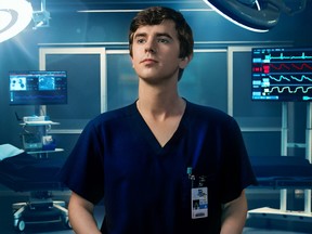 Freddie Highmore as Dr. Shaun Murphy in The Good Doctor, airing Mondays on CTV.