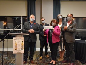 The 2020 edition of the Judgement of Kingston — which pitted Prince Edward County Chardonnays against those from the Niagara Region — raised $3,000 for charity. (Joanna Castles/Supplied Photo)