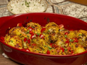 Baked Indian-style chicken. Derek Ruttan/The London Free Press