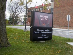 The Thames Valley District School Board in London. Derek Ruttan/The London Free Press)