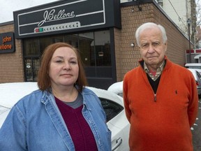 Denise and Dennis Krogman have been fighting the conversion of the closed J. Bellone music store into a drug consumption site on York Street next to their car dealership in London. On Monday they took a blow when the government of Ontario approved the application for a permanent consumption and treatment centre at the location. (Mike Hensen/The London Free Press)