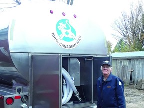 Dick McCarthy has been the milk truck driver in Essex County for nearly 60 years
Photo courtesy of Lisa Stannard