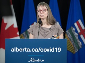 Alberta chief medical officer of health Dr. Deena Hinshaw in Edmonton on Nov. 24, 2020.