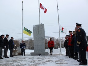 Remembrance Day, Nipawin on Nov. 11 2020. Photo Susan McNeil.