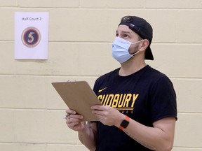 Participants in the Sudbury Five 3 on 3 Shooting League converged on the Sudbury YMCA for Week 4 action in Sudbury, Ontario on Saturday, November 14, 2020. Ben Leeson/The Sudbury Star/Postmedia Network