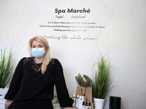 Mandy McLaughlin, owner of Spa Marché in Tillsonburg, rebranded her Cardio Plus gym and spa into a complete health and wellness facility, collaborating with several businesses to expand their potential to 'treat the whole person.' (Chris Abbott/Norfolk and Tillsonburg News)
