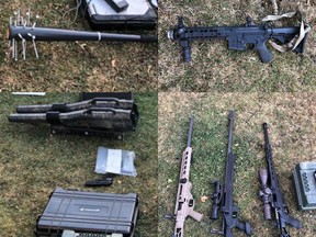 These are just some of the items seized by police following a 30-day project focused on removing guns and drugs from the streets throughout rural central Alberta.