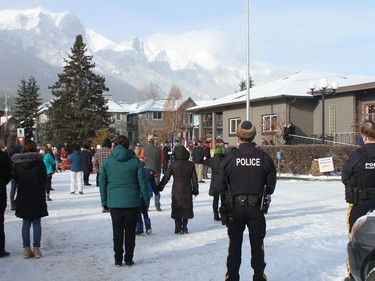 Remembrance Day at the Canmore Legion - Three Sisters Branch #3 on November 11. 2020. Photo Marie Conboy/ Postmedia.