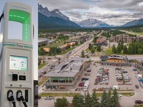 The new station, located just off of Highway 1 at The Shops of Canmore, was designed to provide easy access to high speed electric vehicle (EV) charging for drivers in western Canada. Photo submitted.