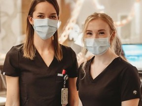 Campbellford Memorial Hospital registered nurses Sarah and Rhiannon want local residents to help the CMH Foundation raise $300,000 toward replacing the hospital's Cardiac Telemetry System during the 14th annual Angels of Care Campaign.
SUBMITTED PHOTO