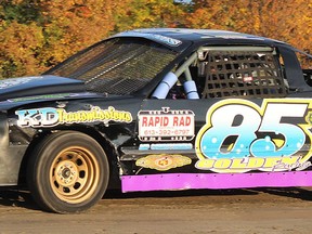BellevilleÕs Brittany Golden is looking forward to logging a full schedule of action in her No. 85 Mini Stock during the 2021 race season at Brighton Speedway. 
JIM CLARKE PHOTO