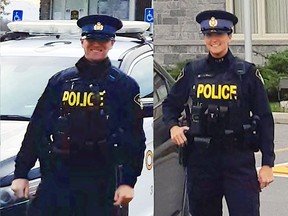Consts. Phil Dunn and Jennie Reilly are new to the Prince Edward County OPP detachment. OPP photos