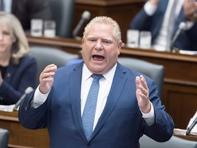 Premier Doug Ford categorically denied the findings of Ontario Auditor General Bonnie Lysyk in a new 231-page special report released Wednesday on the COVID-19 pandemic. Lysyk said the Ontario government was slow to respond to the public health crisis. POSTMEDIA PHOTO