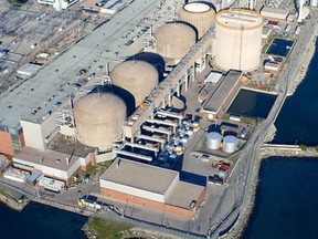 The Pickering Nuclear Generating Station is seen in this undated aerial photo near Toronto.