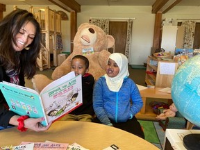 Denise Bourgeois-Vance reads a book from the Sophia and Alex series to kids in the Seattle area.Handout/Advance Books Photo/Cornwall Standard-Freeholder/Postmedia Network

Handout Not For Resale