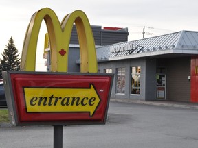 McDonald's Canada confirmed on Friday that one of its employees at its Brookdale Ave. location had tested positive for COVID-19. Photo taken on Wednesday November 4, 2020 in Cornwall, Ont. Francis Racine/Cornwall Standard-Freeholder/Postmedia Network