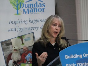 Minister of Long-Term Care Dr. Merrillee Fullerton, in Winchester for a Dundas Manor announcement on March 3, 2020.Todd Hambleton/Cornwall Standard-Freeholder/Postmedia Network