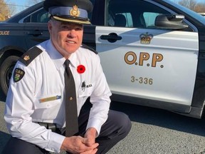 Handout Not For Resale

SDG OPP Inspector Mike Mulhearn announced that he will be retiring at the end of the year. Handout/Cornwall Standard-Freeholder/Postmedia Network