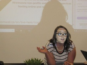 Social Development Council executive director Carilyne Hebert during last year's AGM.Photo in Cornwall, Ont. Todd Hambleton/Cornwall Standard-Freeholder/Postmedia Network