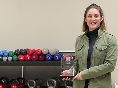 Matraca Villeneuve with the Young Professional Award.Handout/Cornwall Standard-Freeholder/Postmedia Network

Handout Not For Resale