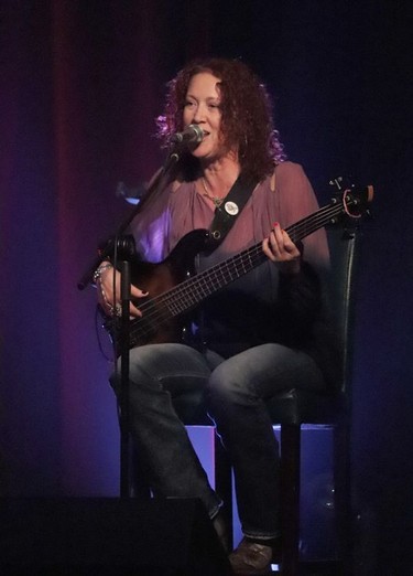 Gord Bamford held an intimate concert experience on Oct. 30 at the Hanna Community Centre, with three shows throughout the evening to ensure the event followed AHS Covid safety measures. Hanna's own Lisa Dodd, is the bass player for the group, and wowed the crowd with her own singing during the show. Jackie Irwin/Postmedia