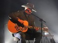 Gord Bamford held an intimate concert experience on Oct. 30 at the Hanna Community Centre, with three shows throughout the evening to ensure the event followed AHS Covid safety measures. Hanna's own Lisa Dodd, is the bass player for the group, and wowed the crowd with her own singing during the show. Jackie Irwin/Postmedia