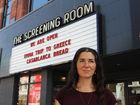 Wendy Hout, owner of The Screening Room in Kingston. (Steph Crosier/The Whig-Standard)