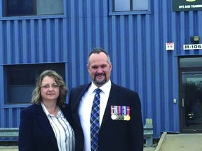 Local Veteran Sean Cuppens spoke about the importance of Remebrance Day. (Supplied)