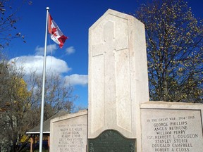 Wreaths will be laid in advance at the Powassan Cenotaph this year as the local Legion branch holds a highly modified Remembrance Day ceremony.
Rocco Frangione Photo v