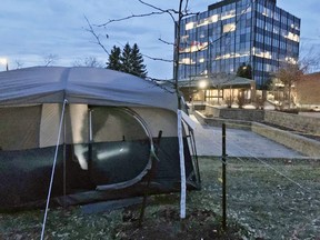There are 11 tents with 25 people living inside them just outside North Bay City Hall. The occupants say the shelters are refusing people and kicking others out. However, the District of Nipissing Social Services Administration Board says there are several shelter options available.
Jennifer Hamilton-McCharles, The Nugget