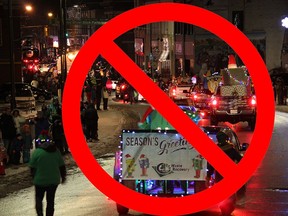 Due to a lack of float registrations, the City of Pembroke has decided to cancel the Drive-Thru Santa Claus Parade of Lights that was to be held at Riverside Park on Nov. 28. File photo