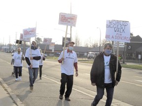 Bill Siebarth and a group of his friends and family recently took part in the World's Biggest Walk. This event takes place across five continents at the same time to raise awareness for organ donation and transplantation. Submitted photo