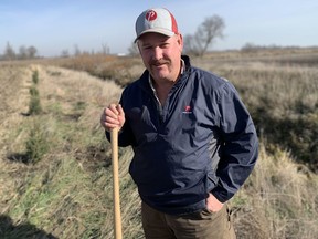 A project supported by the Stratford Perth Community Foundation is helping landowners in the region, including Monkton-area farmer Perry Ohm, shore up their properties to provide environmental benefits, add bank stability, and improve the quality of water that ultimately ends up in Lake Huron. Cory Smith/The Beacon Herald
