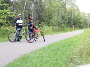 Harsh Goyal and Lovleen Sharma moved to Sault Ste. Marie from India in July.