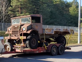 The railroad museum in Capreol plans to restore a 1942 Canadian military vehicle this year. Supplied