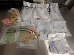 A Sudbury man is one of four people charged following a drug bust in Parry Sound. OPP photo