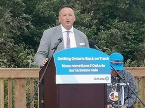 Greg Rickford, Ontario Minister of Energy, Northern Development and Mines and Minister of Indigenous Affairs.
