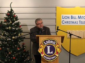 Mayor Denis Clement assisted in the opening of the 2019 Cochrane Lions Club Bill Mitchell Telethon. Despite changes to the format for this year, the Cochrane Lions Club is hoping for a great response from the community as always. Times-Post archive photo.TP.JPG