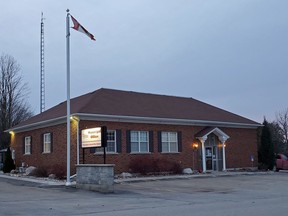 The South-West Oxford Township municipal office at 312915 Dereham Line in Mount Elgin. Greg Colgan/Woodstock Sentinel-Review/Postmedia Network