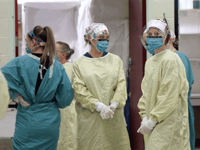 File photo of health-care workers. JULIE OLIVER /Postmedia