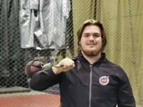 Brantford Track and Field Club member Josh Linington recently set a provincial and national record for weight throw while competing at an indoor meet at the Access Storage Sports and Entertainment Complex.