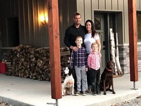 1. Tyler Galaski and family moved into their Net Zero home in Calabogie, Ont., in December 2019.