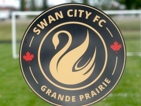 The new Swan City logo, unveiled at an organization function back in August over at Legion Field. Swan City has taken over the operation of power soccer from the Wolverines Wheelchair Sports Association back in  September.