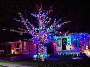 A home on Maxwell Street in St. Marys lit up and decorated for the town's Holiday Home Tour beginning Dec. 7. (Submitted photo)
