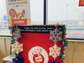BarBurrito Canada has launched a cross-Canada campaign where it has paired with local food banks across Canada to drive up donations. Photo Supplied