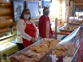 Holiday treats were plentily available at Kootenai Brown Pioneer Village's Largest Christmas Cookie Sale in Pincher Creek History on Sunday, Dec. 6.