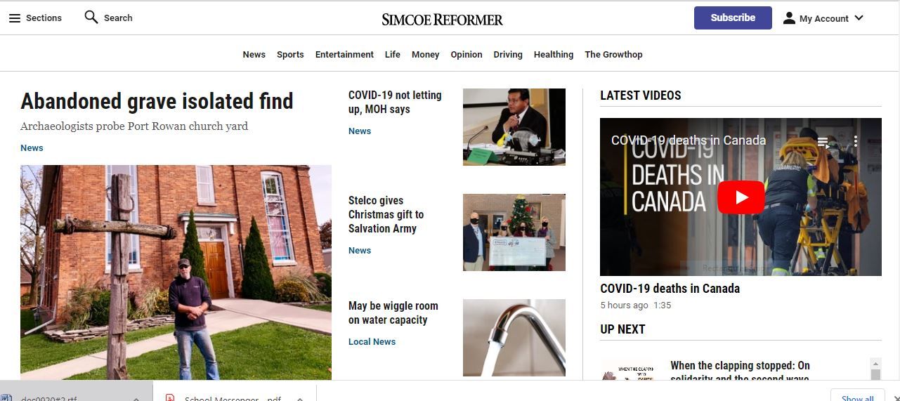 Introducing the new Simcoe Reformer website Simcoe Reformer