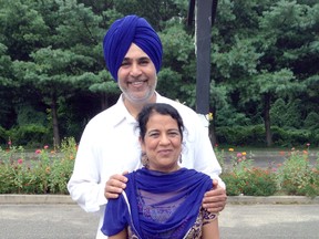 Sarnia residents Manjit Singh and wife Balwinder Kaur will soon be opening their third Sitara Indian Cuisine restaurant, this time in Petrolia. Handout