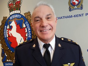 Chatham-Kent Police Chief Gary Conn, in a file photo from 2019. File photo/Postmedia Network