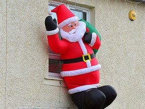 Get yourself a giant, inflatable Santa this holiday season! (file photo)